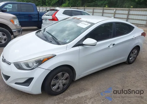 2016 Hyundai Elantra Se/Sport/Limited из США, поврежденный, VIN 5NPDH4AE4GH765866